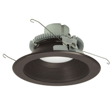  NLCBC2-65227BZBZ/A - 6" Cobalt Click Round Retrofit Baffle, 750lm / 10W, 2700K, Bronze Baffle / Bronze Flange