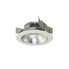 Nora NLCBS-4W518530DMPW - 4" Cobalt Shallow High Lumen LED Trim, Round Reflector, 850lm, 3000K, Diffused Clear/MPW