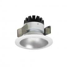 Nora NRM3-51L127FHZW - 5" Marquise III Round Open Reflector, 900lm, 2700K, Flood Optic, Haze Reflector/White Flange