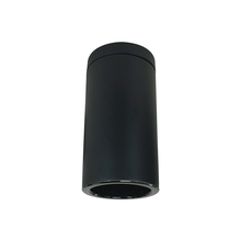  NYLS3-6S1L235NP01BBB - 6" Sapphire III Surface Mount Black Cylinder, Black Reflector/Black Flange, 120V; Phase Dimming,