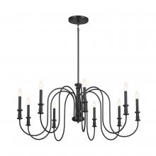  52471BK - Chandelier 9Lt