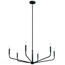 Kichler 52719BK - Chandelier 6Lt