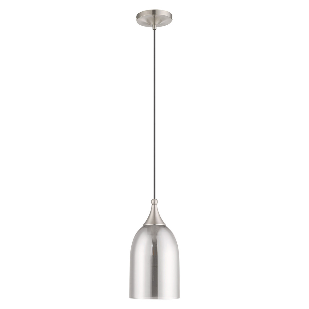 1 Lt Brushed Nickel Mini Pendant