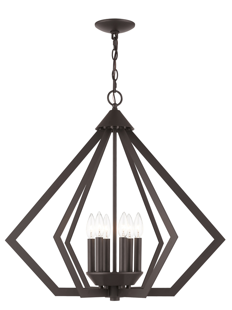 6 Lt BZ Chandelier