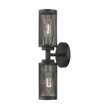 Livex Lighting 14122-04 - 2 Lt Black Wall Sconce