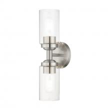  18082-91 - 2 Light Brushed Nickel Vanity Sconce