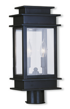  2015-07 - 2 Light Bronze Outdoor Post Lantern