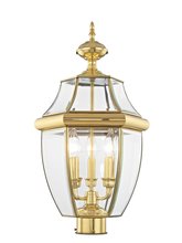  2354-02 - 3 Light PB Outdoor Post Lantern