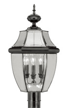  2354-04 - 3 Light Black Outdoor Post Lantern