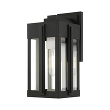  27712-04 - 1 Lt Black Outdoor Wall Lantern