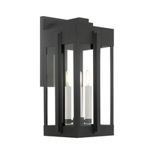  27715-04 - 3 Lt Black Outdoor Wall Lantern