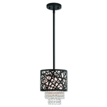  40661-07 - 1 Lt BZ Mini Pendant