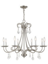  40878-91 - 8 Lt BN Chandelier