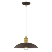  41193-07 - 1 Lt Bronze Mini Pendant