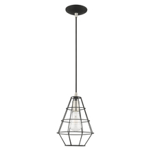  41322-04 - 1 Lt Black Mini Pendant