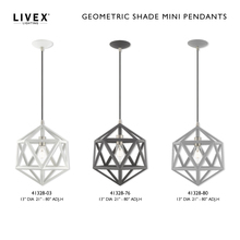  41328-76 - 1 Lt Scandinavian Gray Mini Pendant