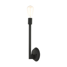  45839-04 - 1 Lt Black Wall Sconce