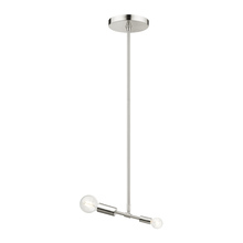  46432-91 - 2 Lt Brushed Nickel Pendant