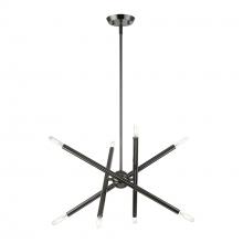  46774-46 - 8 Light Black Chrome Chandelier