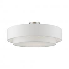  47155-91 - 4 Light Brushed Nickel Semi-Flush