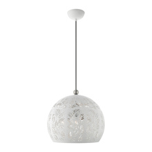  49543-03 - 3 Lt White Pendant