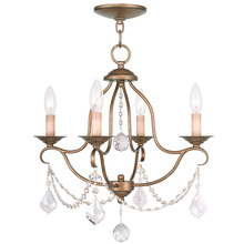 Livex Lighting 6424-48 - 4 Light AGL Mini Chandelier