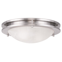 Livex Lighting 7058-91 - 2 Light Brushed Nickel Ceiling Mount