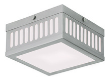 Livex Lighting 73162-91 - 2 Light Brushed Nickel Ceiling Mount