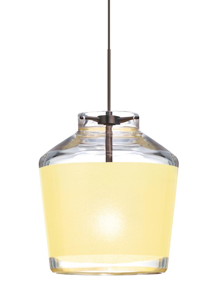 Besa Pendant Pica 6 Bronze Creme Sand 1x5W LED