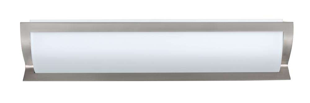 Besa Wall Elana 26 Satin Nickel Satin White 3x60W Medium Base 120V