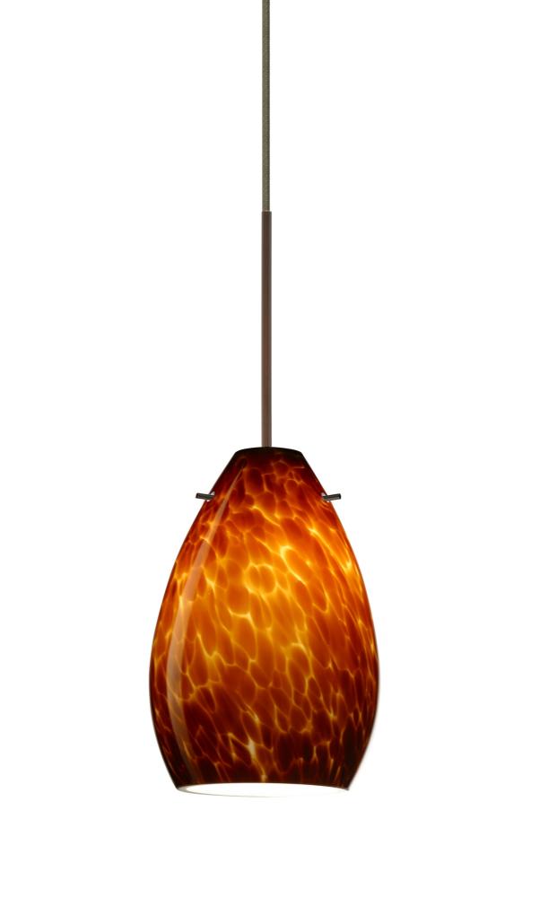 Besa Pendant For Mulitport Canopy Pera 6 Bronze Amber Cloud 1x5W LED