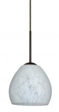 Besa Lighting 1BC-412219-LED-BR - Besa Bolla LED Pendant Carrera Bronze 1x9W LED