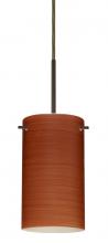  1BC-4404CH-LED-BR - Besa Stilo 7 LED Pendant Cherry Bronze 1x9W LED