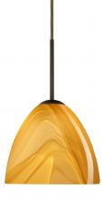  1BC-7572HN-MED-BR - Besa Sasha Pendant Bronze Honey 1x50W B10 Med