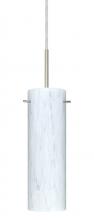 Besa Lighting 1BT-493019-LED-SN - Besa Copa LED Pendant Carrera Satin Nickel 1x9W LED