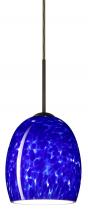  1JC-169786-BR - Besa Lucia Pendant Bronze Blue Cloud 1x75W Medium Base