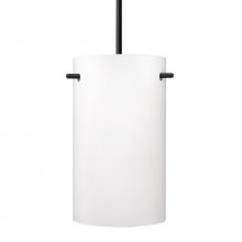  1JC-400507-BK - Besa Tamburo 5 Pendant, Opal Matte, Black Finish, 1x100W MAX E26 Base