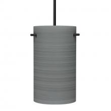  1JC-4005TN-BK - Besa Tamburo 5 Pendant, Titan, Black Finish, 1x100W MAX E26 Base