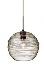 Besa Lighting 1JC-462702-BR - Besa Wave 10 Pendant Bronze Smoke 1x60W Medium Base