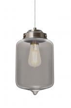  1JT-OLINSM-EDIL-SN - Besa Olin Pendant Satin Nickel Smoke 1x4W LED Filament