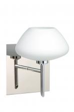 Besa Lighting 1SW-541007-CR-SQ - Besa Wall With SQ Canopy Peri Chrome Opal Matte 1x40W G9