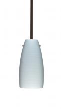 Besa Lighting 1TT-1512KR-LED-BR - Besa Tao 10 LED Stem Pendant Chalk Bronze 1x9W LED