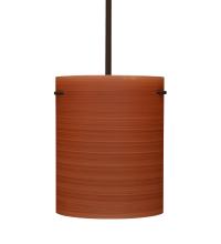  1TT-4006CH-LED-BR - Besa Tamburo 8 Pendant Cherry Bronze 1x11W LED