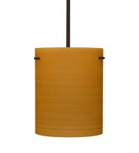  1TT-4006OK-LED-BR - Besa Tamburo 8 Pendant Oak Bronze 1x11W LED