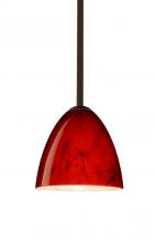 Besa Lighting 1TT-4470MA-LED-BR - Besa Vila LED Pendant Magma Bronze 1x9W LED