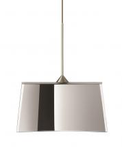  1XC-6773MR-LED-SN - Besa Groove Pendant Mirror-Frost Satin Nickel 1x5W LED