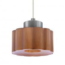  1XC-KAOMD-LED-SN - Besa Kao Pendant, Medium Shade, Black Finish, 1x3W LED