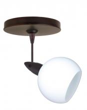  1SP-155907-BR - Besa Spotlight Palla 3 Bronze Opal Matte 1x35W Halogen Mr11