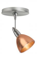  1SP-1758CF-SN - Besa Spotlight Divi Satin Nickel Copper Foil 1x50W Halogen Mr16