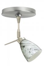  1SP-5044MG-SN - Besa Spotlight Andi Satin Nickel Marble Grigio 1x35W Halogen Mr11